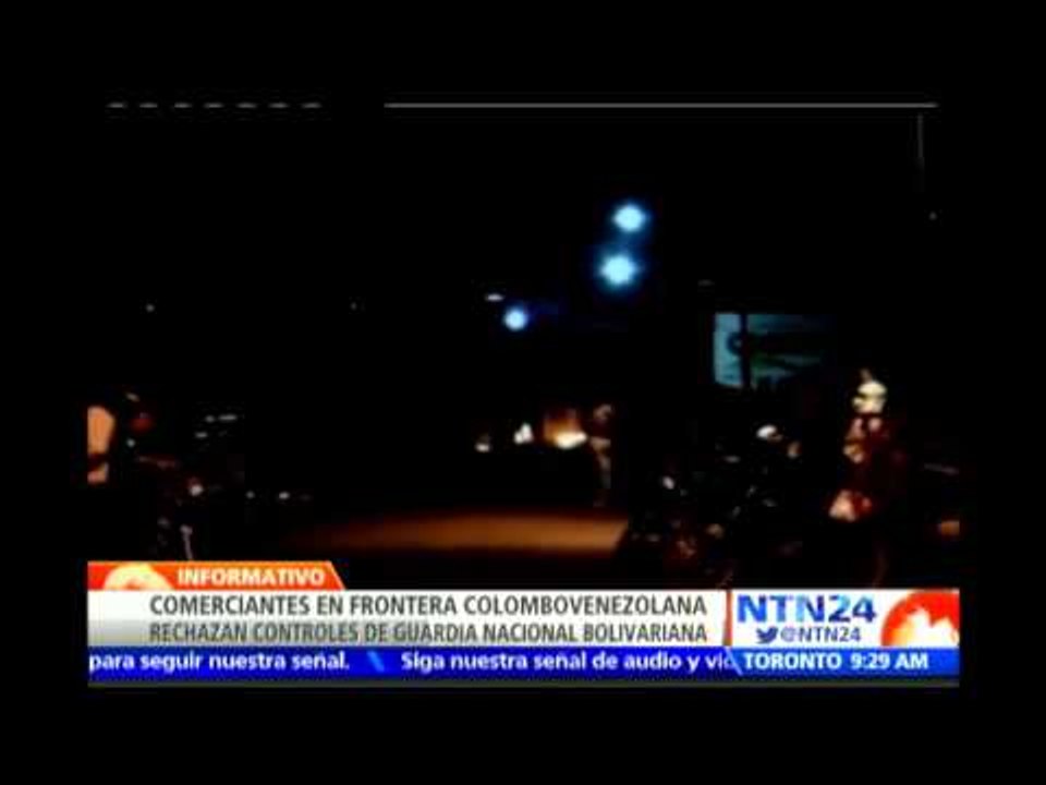 Comerciantes bloquean la frontera entre Colombia y Venezuela en rechazo a controles de la GNB