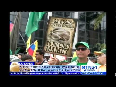 Introducen recurso de amparo en contra del sistema captahuellas para comprar alimentos en Venezuela