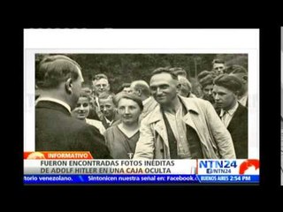 Encuentran fotos inéditas de Adolf Hitler en una caja oculta en EE.UU.