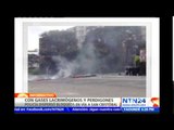 Policía dispersa con gases lacrimógenos una protesta contra el sistema de captahuellas en Venezuela