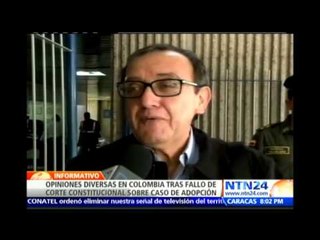 Debate en Colombia por fallo de la Corte Constitucional sobre adopción de pareja homosexual
