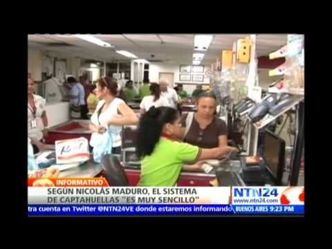 Maduro asegura que el sistema de captahuellas en supermercados es muy sencillo y voluntario