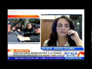 María Fernanda Cabal asegura que no conoce al hacker Sepúlveda y que sus accionar es "libreteado"