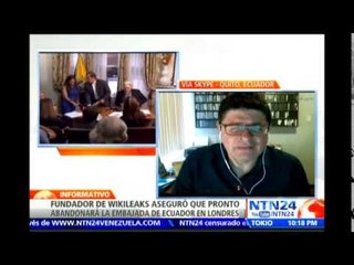Director de Fundamedios habla de escenarios que vienen para Assange tras anuncio de dejar embajada