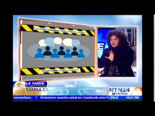 Tamoa Calzadilla habla en NTN24 sobre la censura a la libertad de prensa en Venezuela
