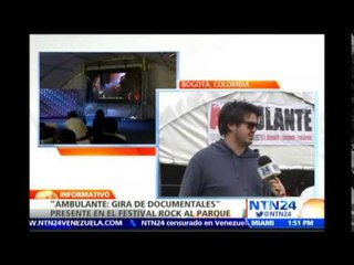 “Ambulante" hace presencia en el festival Rock al Parque en Bogotá con su gira de documentales