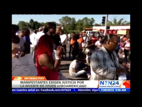 Continúan las protestas en Missouri por muerte de un joven afroamericano a manos de la policía