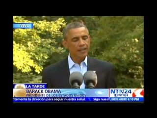 Obama envía un mensaje de unidad a Irak y ratifica su respaldo para combatir "el terrorismo"