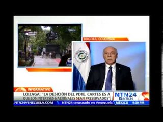 Canciller paraguayo destaca en NTN24 las relaciones de "alto nivel" entre su país y Colombia