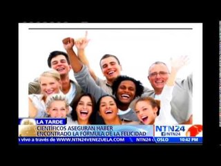 Según científicos londinenses esta sería la fórmula de la felicidad