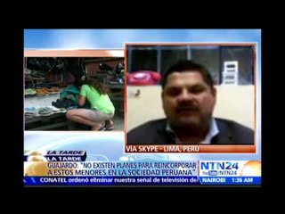 Director general de ANAR expone soluciones para disminuir porte de armas de menores en Perú