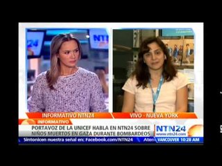 Portavoz de la UNICEF asegura que "los niños están pagando el precio más alto de la guerra en Gaza"