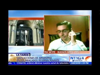 Economista asegura que Argentina está en default y el "Gobierno tiene una lectura errada del caso"