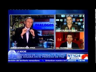 Navarro Wolff asegura en NTN24 que es positivo para Colombia una oposición de peso al Gobierno