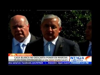 Casa Blanca no descarta poner en marcha un plan para otorgar asilo en casos especiales