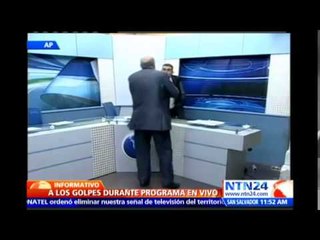Pelea "en vivo": invitados que debatían sobre la guerra civil en Siria se agreden durante programa