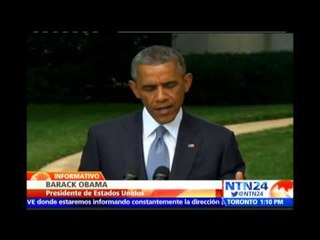 Obama pide a Rusia que llame a prorrusos a "cooperar en investigación" por caída de avión