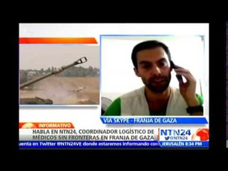 Coordinador logístico de médicos en Franja de Gaza habla sobre su situación en medio de bombardeos