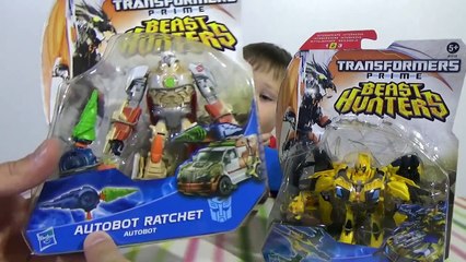 Трансформеры превращаются в машины игрушки распаковка Transformes toys unboxing