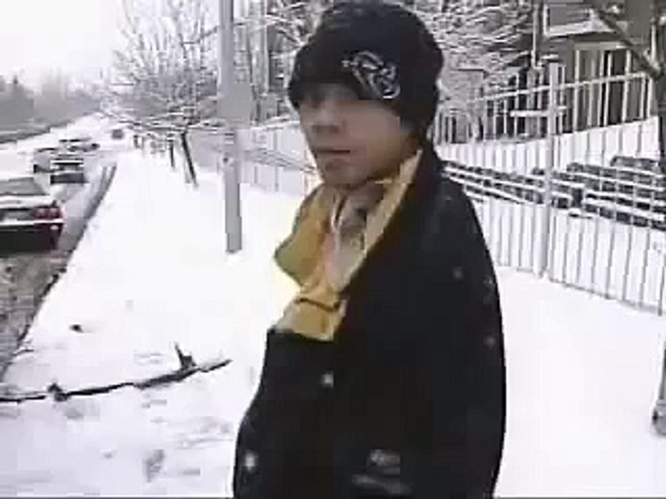 Multi Car Crash Snow Slide on Ice