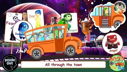 Inside Out Wheels on the bus Song (Funny animation Nursery Rhymes Song)