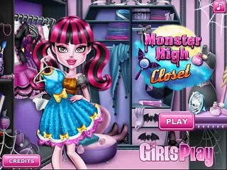Monster High Draculaura Closet Video Walkthrough