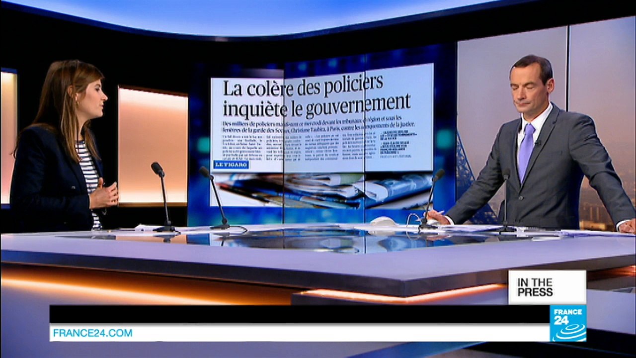 French police take to the streets