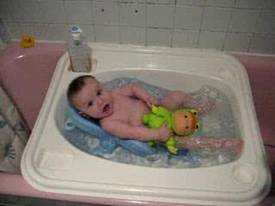 Timou dans son bain