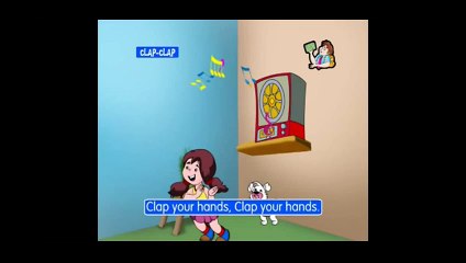Clap Your Hands Popular English Nursery Rhyme with Lyrics Full animated cartoon movie hind