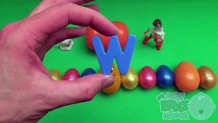 Disney Cars Surprise Egg Learn-A-Word! Spelling Vegetables! Lesson 28