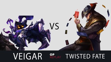 Veigar vs Twisted Fate - SKT T1 Faker EUW LOL Diamond 5