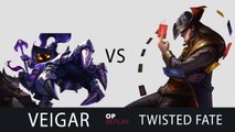 [Highlights] Veigar vs Twisted Fate - SKT T1 Faker EUW LOL SoloQ