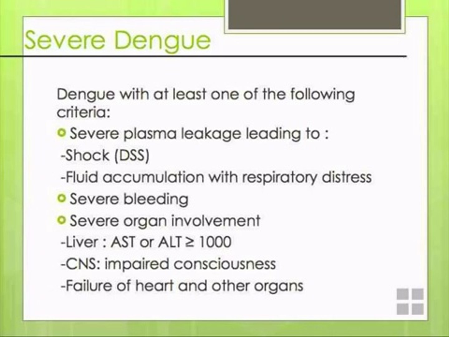 Dengue Fever Nancy Rihana, MD