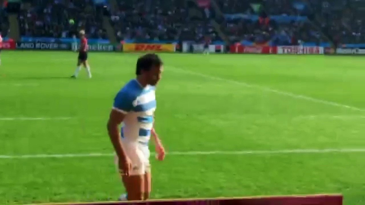 Juan Martin Hernandez retrouve son fiston dans les tribunes