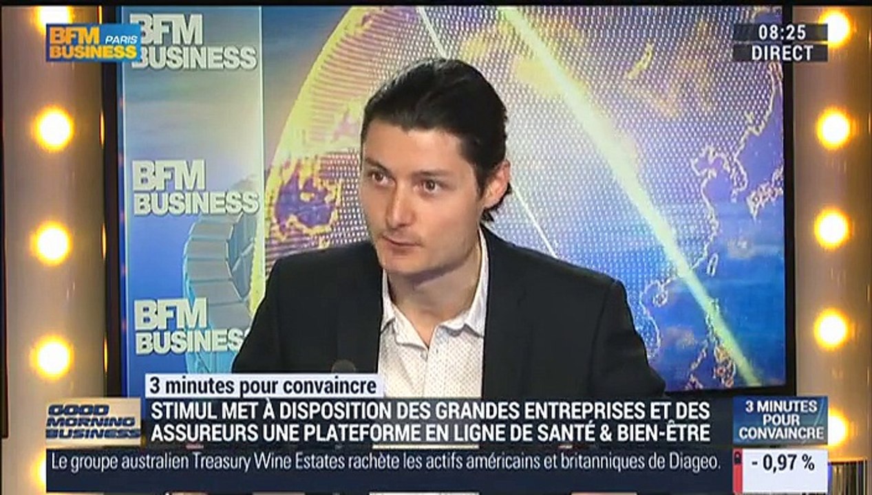 3 minutes pour convaincre 2015: Stimul, un programme de coaching personnel pour être actif au quotidien - 14/10