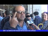 BARI | Gli agricoltori pugliesi protestano in via Capruzzi