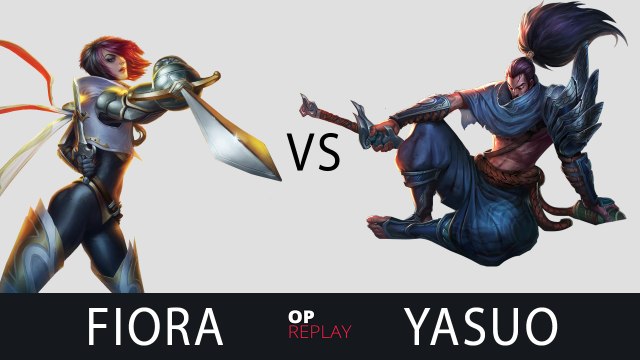 Fiora vs Yasuo - SKT T1 Faker EUW LOL Master 127LP