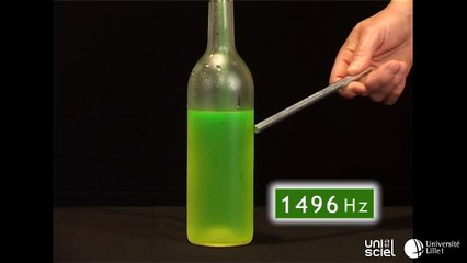 Sons émis par une bouteille