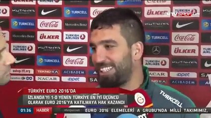 Türkiye 1-0 İzlanda _ Arda Turan'ın Maç Sonu Açıklaması - 13 Ekim 2015