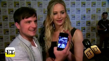 Josh Hutcherson Sneaks Into Comic Con in Mask, Scares Jennifer Lawrence