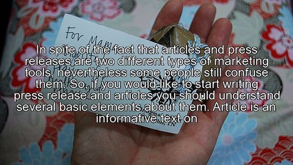 What the difference one article can make