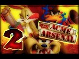 Looney Tunes: Acme Arsenal Walkthrough Part 2 (X360, Wii, PS2) World 1 : Level 2