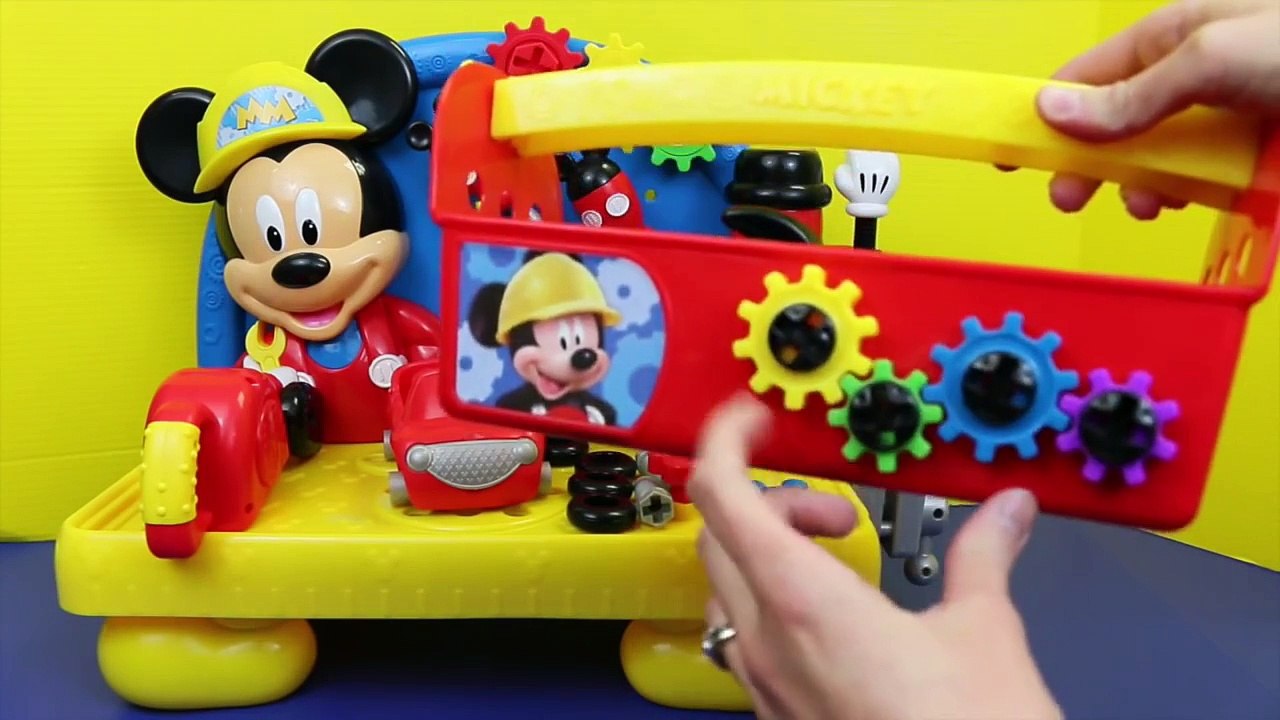 MICKEY MOUSE Clubhouse Workbench Toodles Toolbox MINNIE MOUSE Car