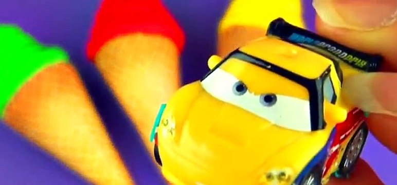 Play-Doh Ice Cream Cone Surprise Eggs My Little Pony Mickey Mouse Cars 2 Sesame Street Toy FluffyJet [Full Episode]