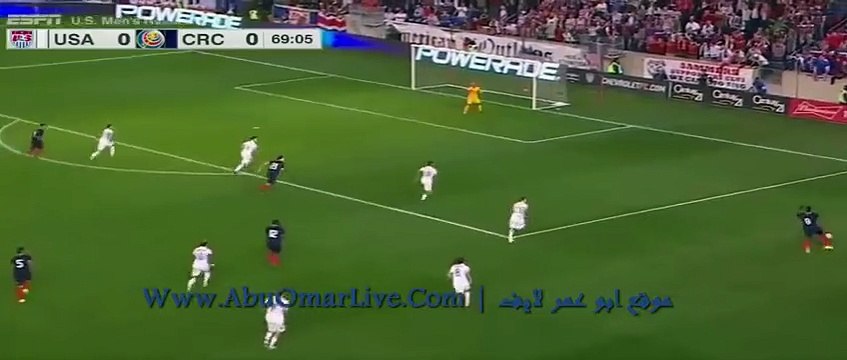 مشاهده هدف كوستاريكا 1 _ 0 امريكا مباراه وديه دوليه | 14 اكتوبر 2015