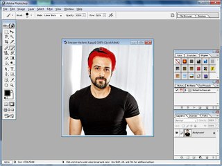How to change hair color in photoshop 7.0