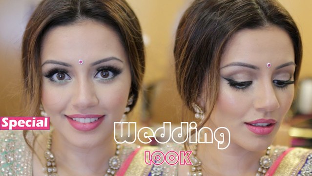 Indian and Pakistani Wedding Guest Makeup Tutorial - Eid Makeup Look