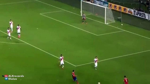 Alexis Sanchez second Goal Gol Peru vs Chile 2-3 HQ 2015