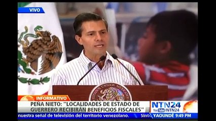 Peña Nieto anuncia plan de acción económico basado en el turismo para el estado de Guerrero