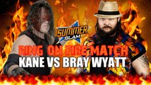 WWE Summerslam - Bray Wyatt vs Kane Highlights - HQ-Video